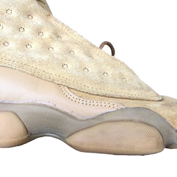 RARE 2017 Air Jordan 13 Retro Wheat Size 5.5 Brown Suede - Picture 8 of 16